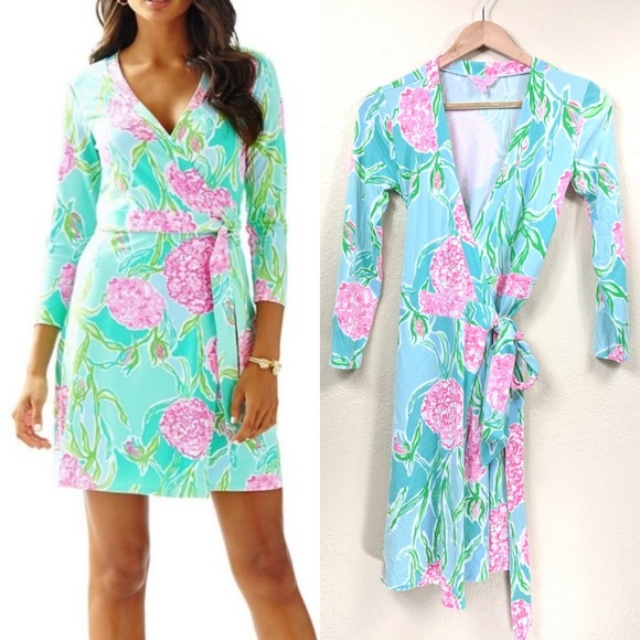 Lilly Pulitzer Dresses & Skirts - Lilly Pulitzer Going Stag Meridian Wrap Dress